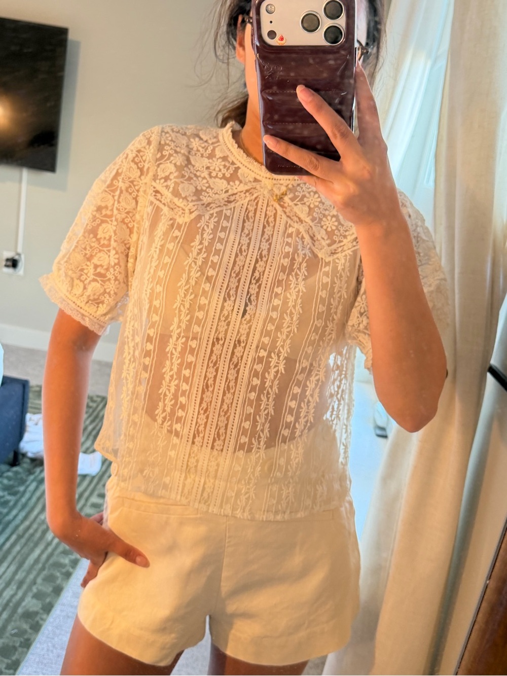 NWT Doen Idora Top in Salt - Picture 4 of 12